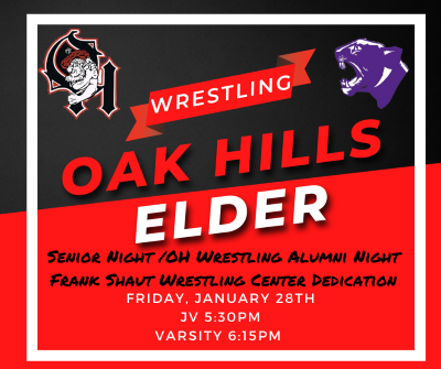 Wrestling Senior and Alumni Night vs Elder